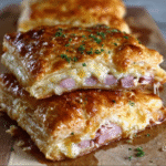 Urlaubs-Schinken-Käse-Blätterteig