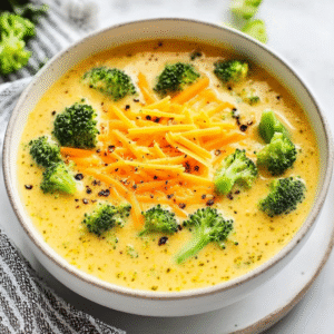 Brokkoli-Cheddar-Suppe