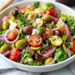 Italienischer Antipasto Rosenkohl-Salat