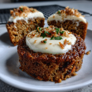 Keto Karottenkuchen mit Kokos-Panna Cotta