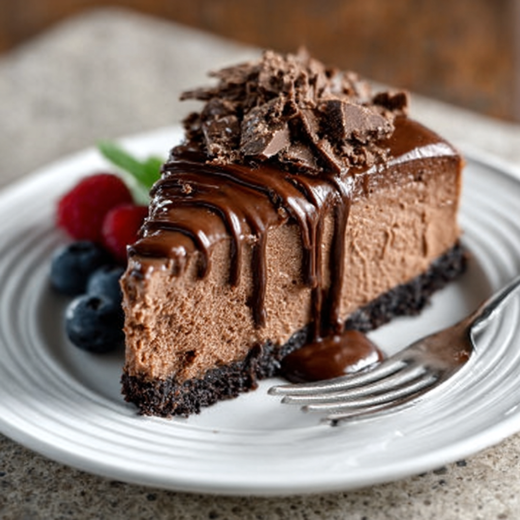 Keto Schokoladen-Käsekuchen ohne Backen – Probiere das!