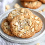 Keto Weiße Schokoladen-Macadamia-Nuss-Kekse