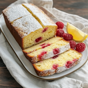 Keto Zitronen-Himbeer-Brot