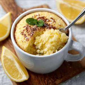 Keto Zitronen-Tassenkuchen