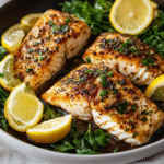 Knoblauch-Zitronen-Mahi Mahi