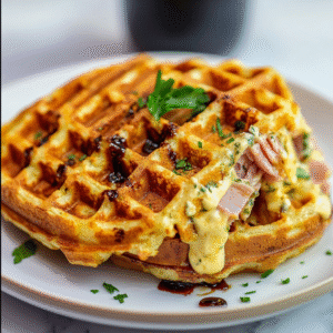 Schinken-Käse-Chaffles