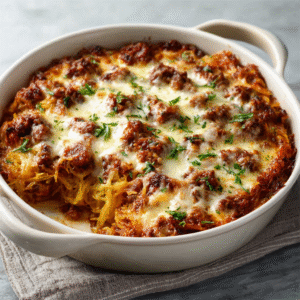 Spaghetti-Kürbis-Auflauf