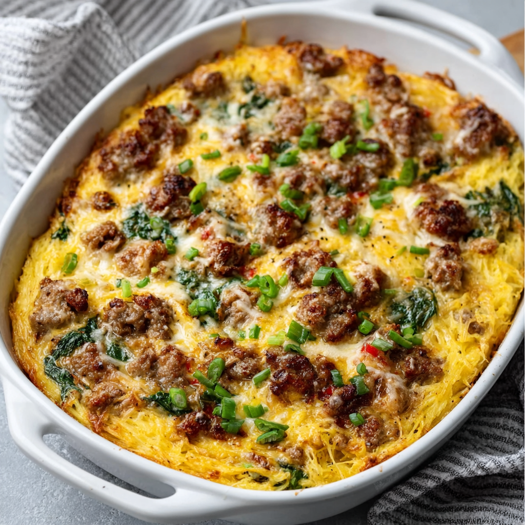 Spaghetti-Kürbis-Frühstücksauflauf: Ein köstlicher Start!