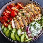 Türkische Gyro-Bowls mit Pute