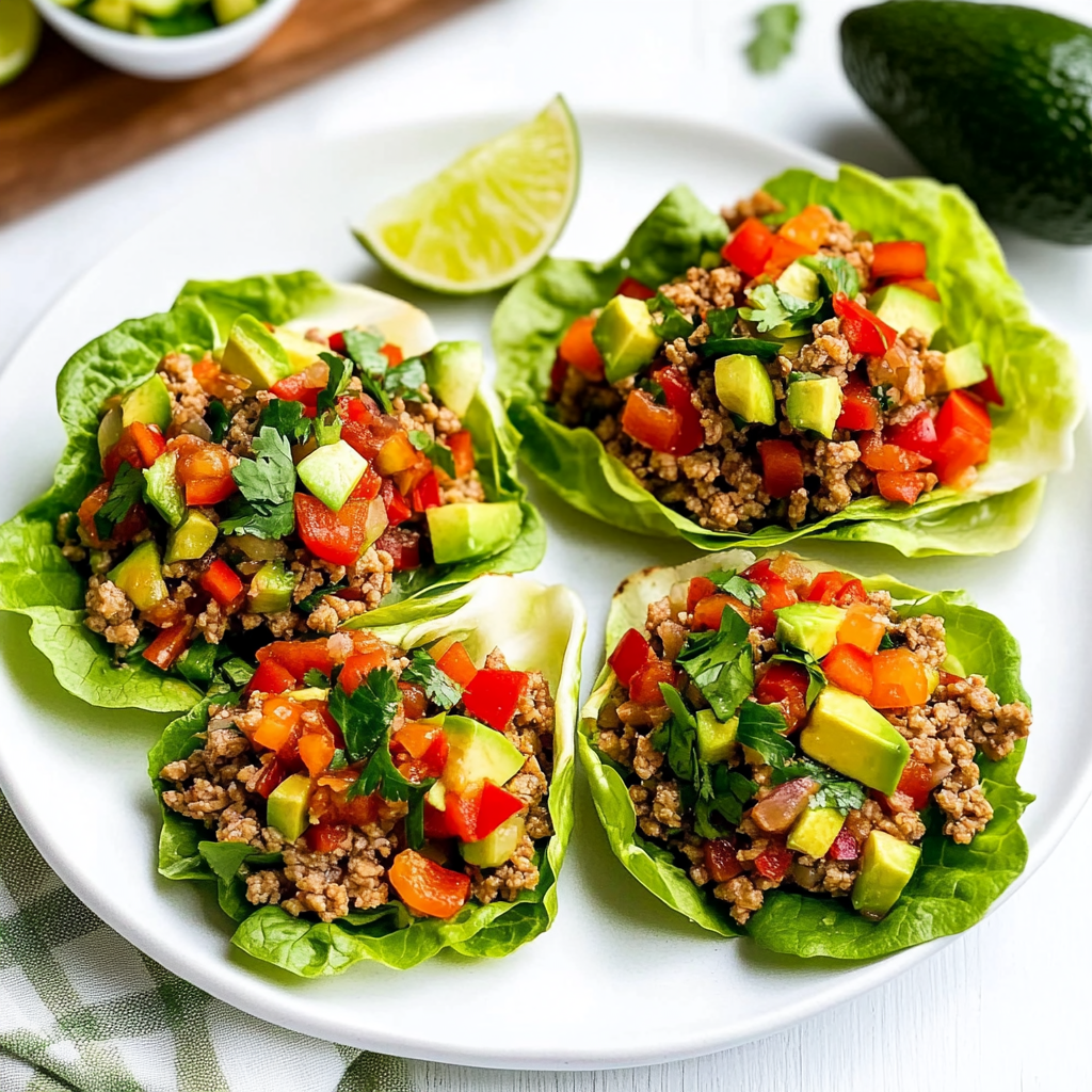 Türkische Taco-Lettuce-Wraps: Frisch und köstlich genießen!