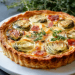 Artischocken-Pancetta-Tarte