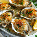 Austern Rockefeller Gratin