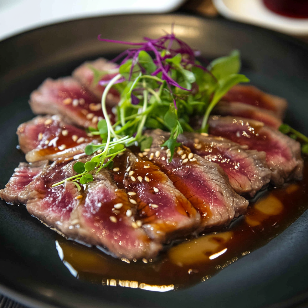 Buffalo Tataki – Ein köstlicher Genuss aus der asiatischen Küche