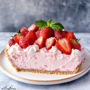 Erdbeer-Mousse-Torte ohne Backen