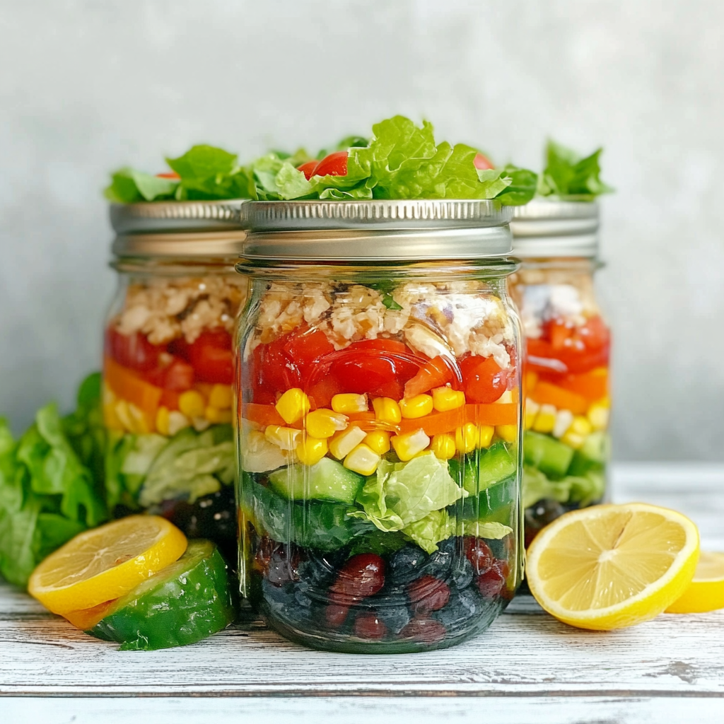 Fiesta Einmachglas-Salat: Bunter Genuss für jeden Anlass!