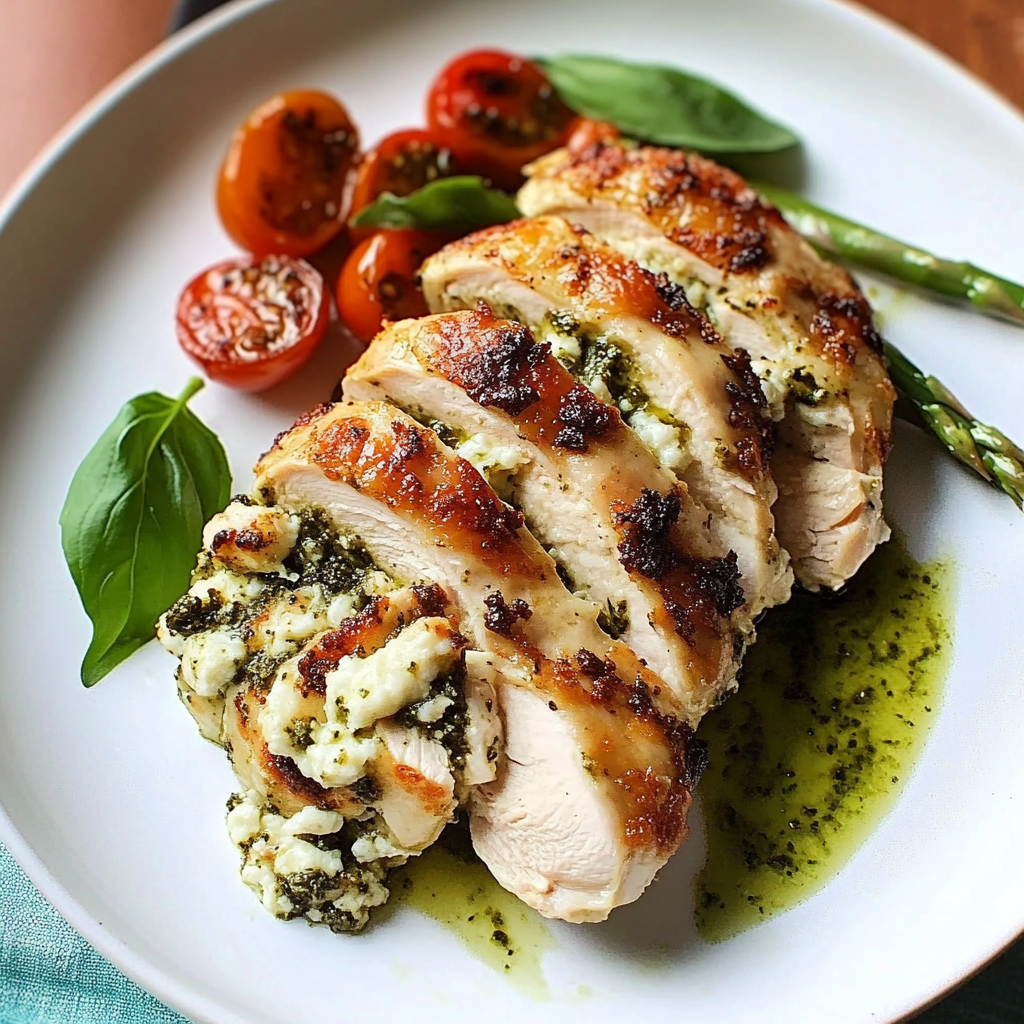 Hühnchen-Ballotine mit Ziegenkäse und Basilikum entdecken!