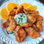 Kefir-marinierte knusprige Hühnerschalen