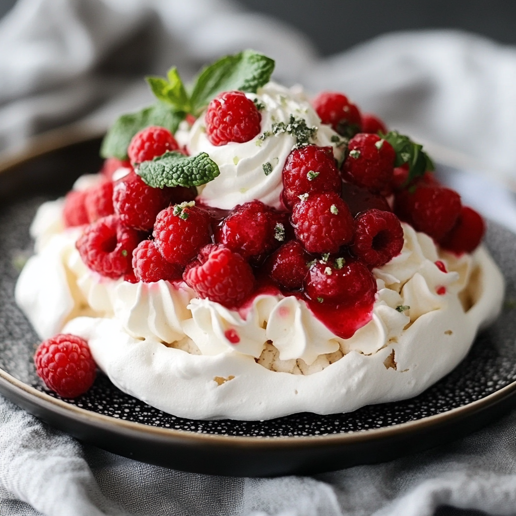 Keto Himbeer-Pavlova: Das perfekte Low-Carb-Dessert!