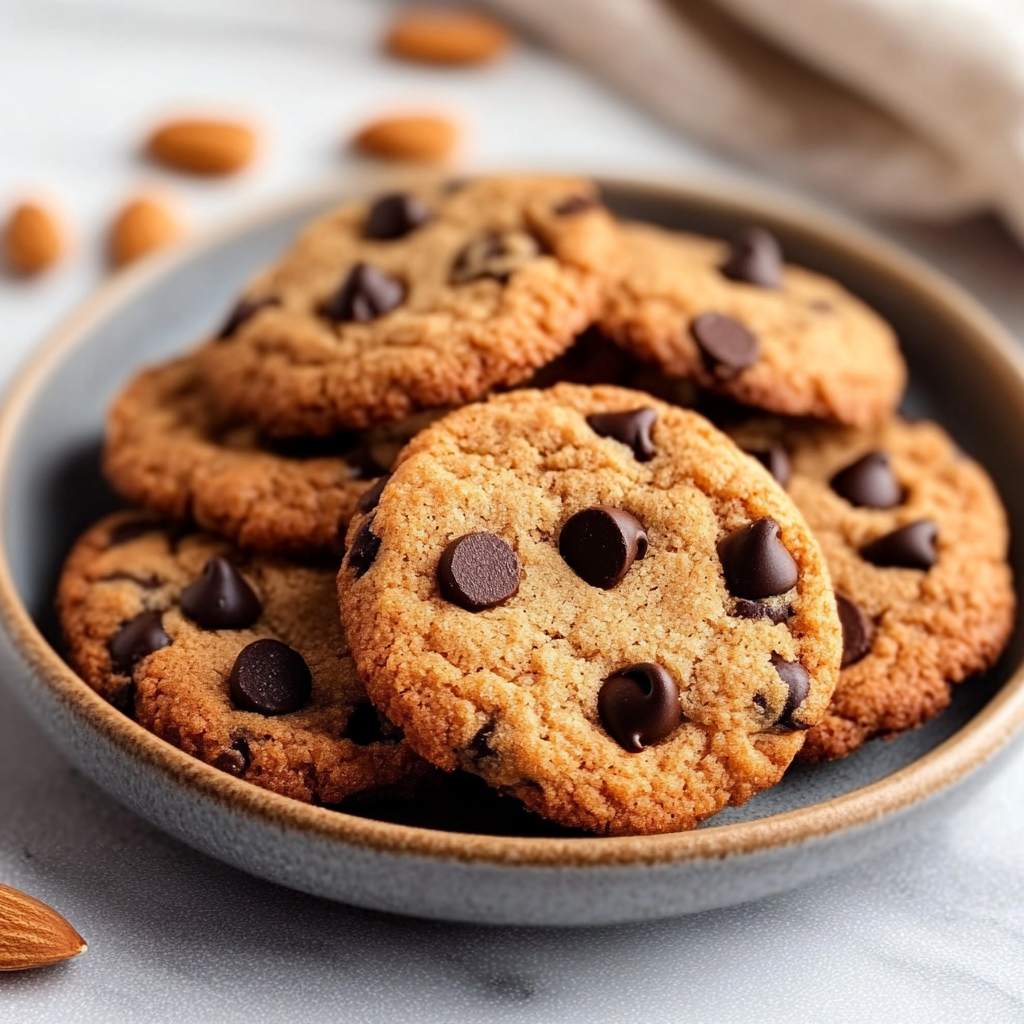 Keto Schokoladenstückchen- und Mandelmehlkekse lieben lernen!