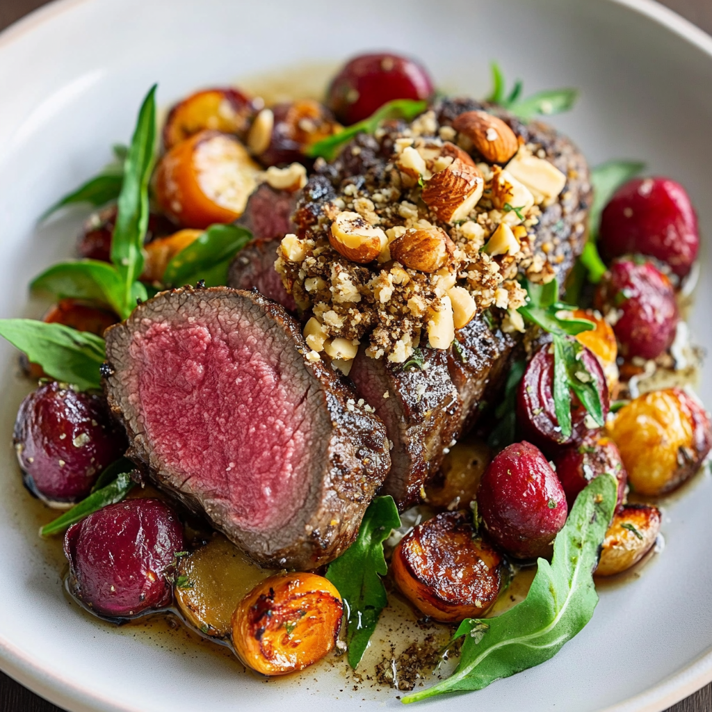 Känguru-Steak mit Macadamia-Kruste: Erleben Sie den Genuss!