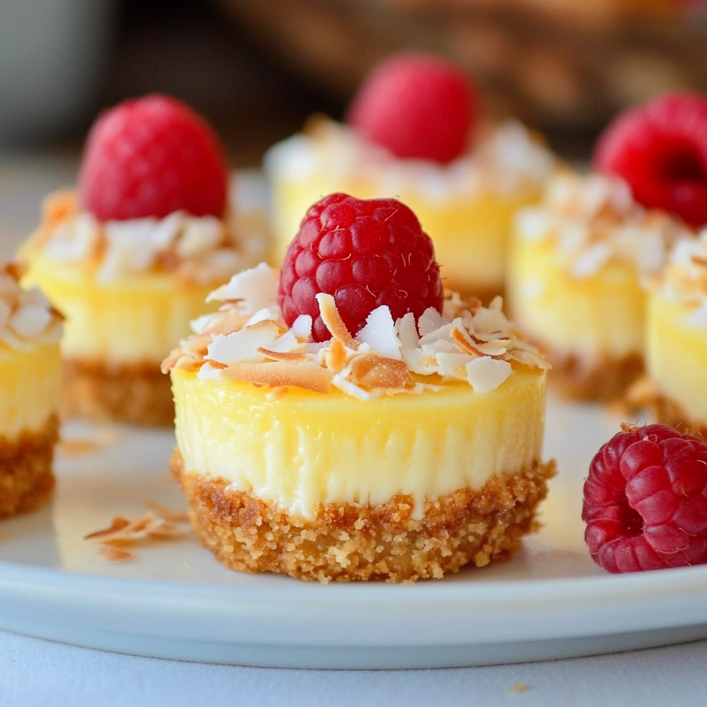 Low-Carb Mini-Ananas-Kokos-Cheesecakes mit Himbeeren – Entdecken Sie das perfekte Dessert für Diätliebhaber!