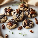 Low-Carb Pekan-Nüsse-Softies mit Meersalz und Zartbitterschokolade