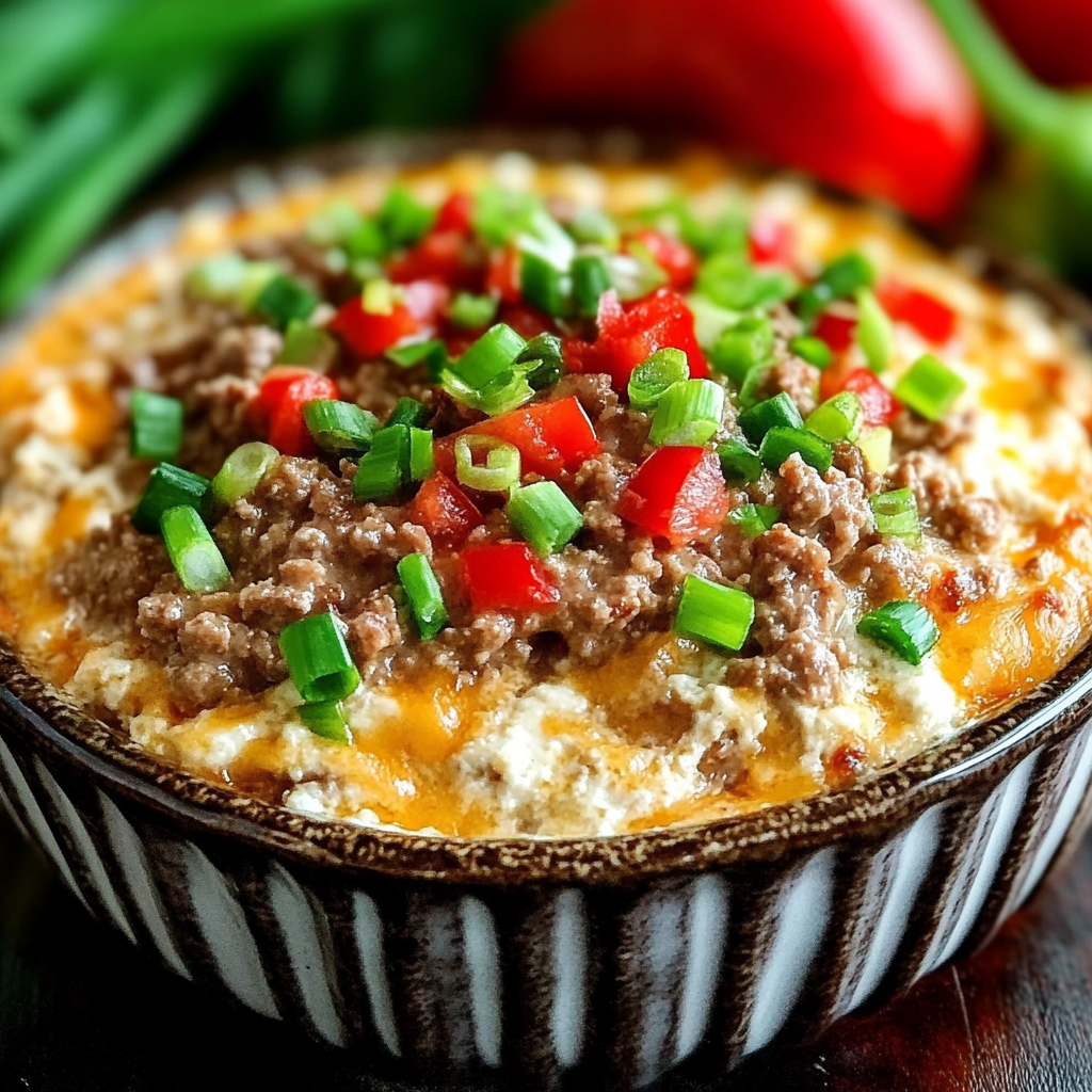 ketodiat 7 Meaty Texas Trash Dip (Low-Carb) mit Paprika-Herzen begeistert!