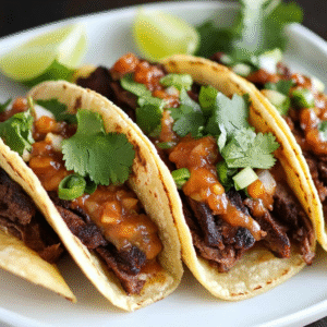 Mongolische Rindfleisch-Jicama-Tacos