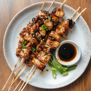Negima Yakitori mit Yuzu Kosho