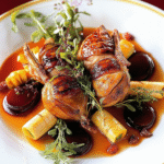 Wachtel gefüllt mit Foie Gras