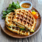 Waffel-Sandwich auf Carbonaut-Brot