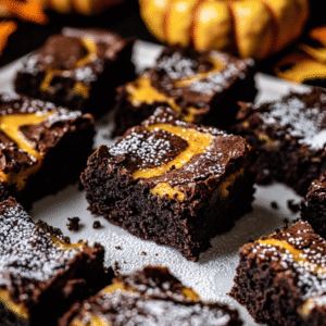 Fudgy Keto Kürbis-Brownies