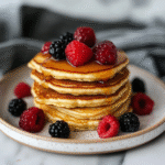 Keto Hüttenkäse-Pfannkuchen