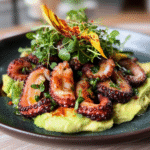 Oktopus-Chorizo-Avocado-Paprika-Bombe