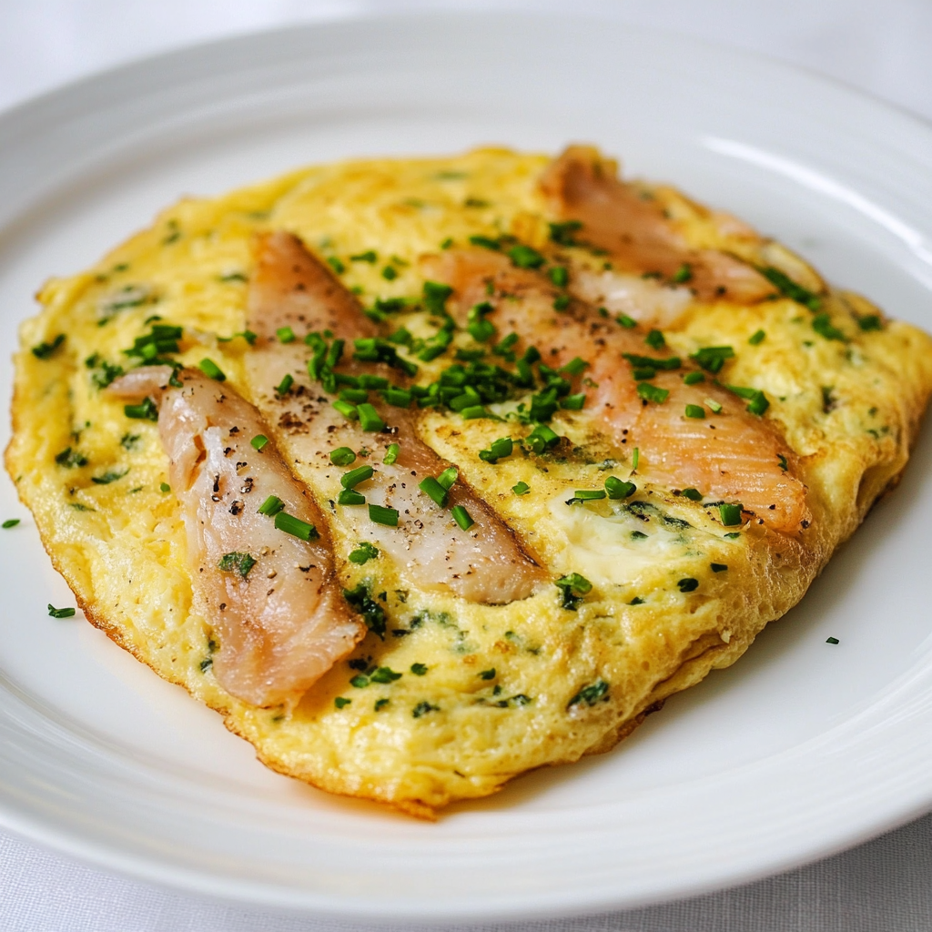 Räucherlachs und Gruyère Omelette – Genießen Sie jetzt!