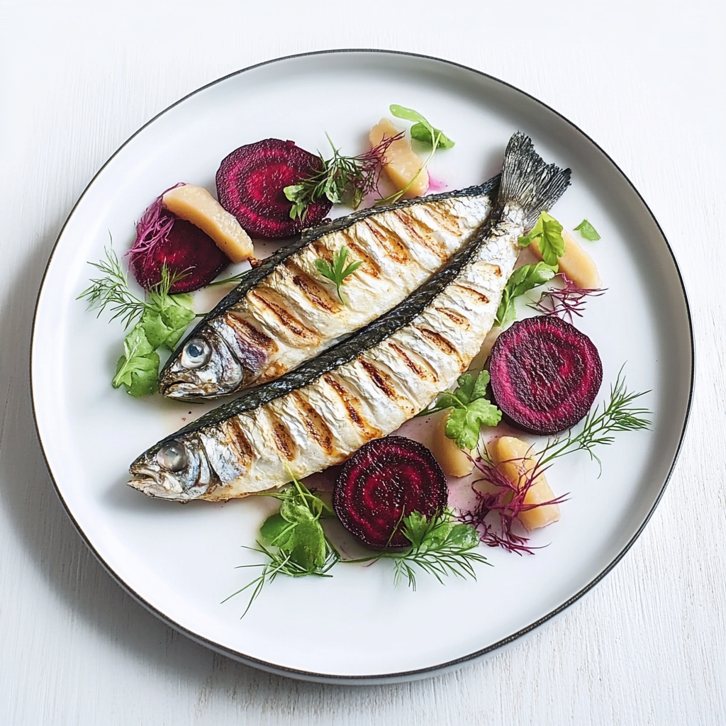 Räuchermakrelen-Horseradisch-Rote-Bete-Dill-Platte: Genuss pur!