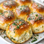 Wolkenartige Keto-Knoblauchbrötchen