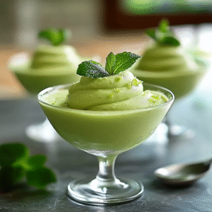 Avocado-Limetten-Mousse