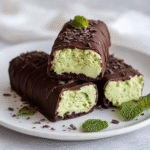 Avocado-Minz-Schokoladen-Eisriegel