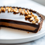 Erdnussbutter-Brownie-Tarte