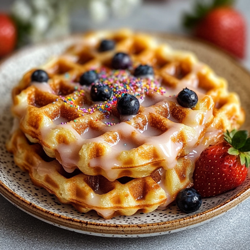 Fluffige Donut-Chaffles: Süße Versuchung ohne Reue!