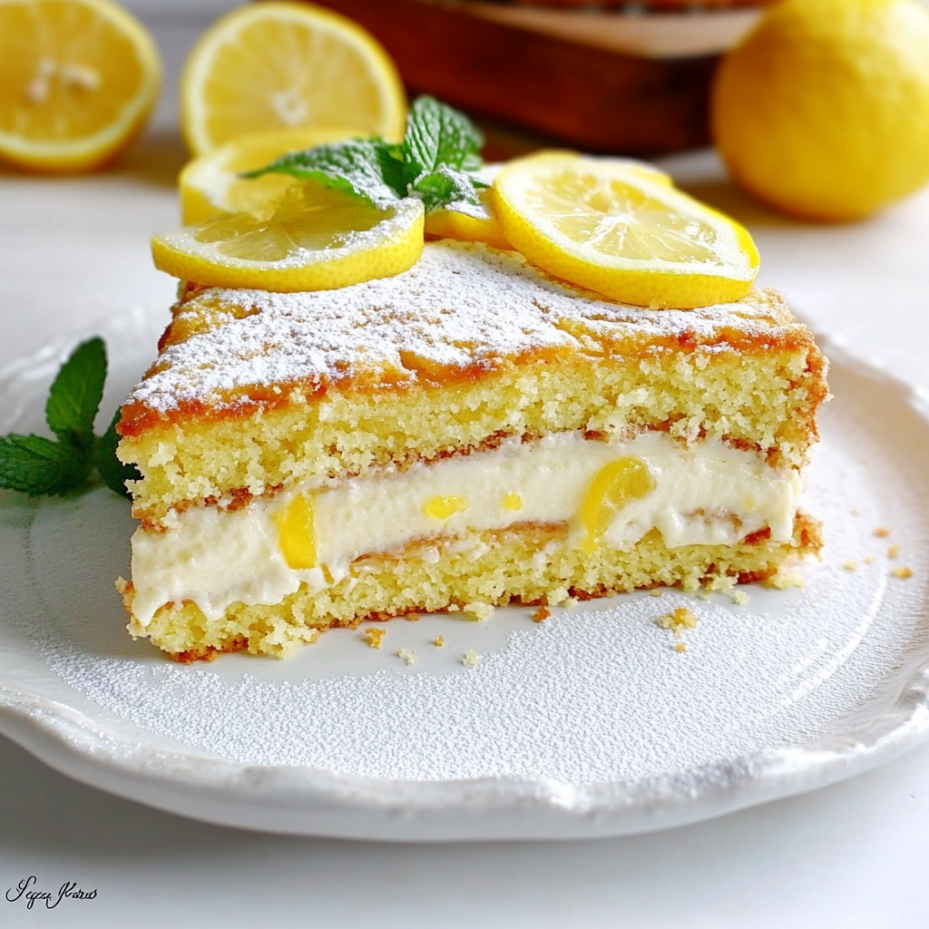 Italienischer Zitronen-Biskuit-Kuchen: So einfach gelingt er!