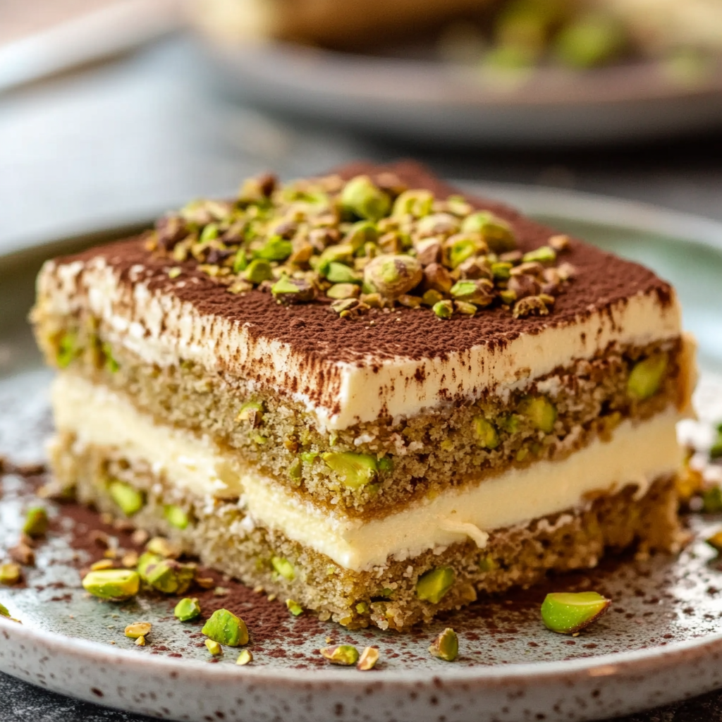 Keto Pistazien-Tiramisu: Himmlisches Dessert ohne Reue!