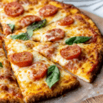 Keto-Pizzaboden