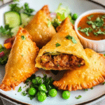 Keto Samosa mit extra gewürztem Lammfleisch