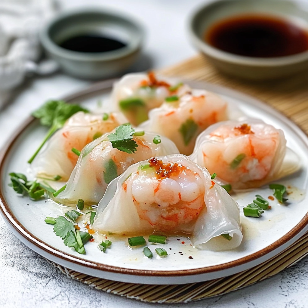 Low-Carb Reis-Papier Har Gow: Gesundes Dim Sum Rezept!