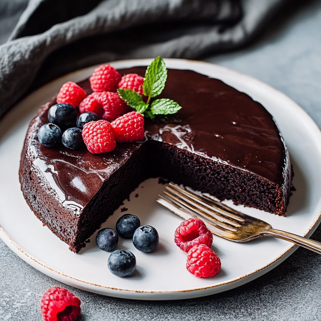 Schokoladen-Chia-Joghurt-Kuchen: Ein Rezept zum Verlieben!