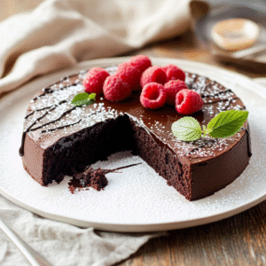 Schokoladenkuchen mit Olivenöl – Ein dekadenter Genuss ohne Mehl