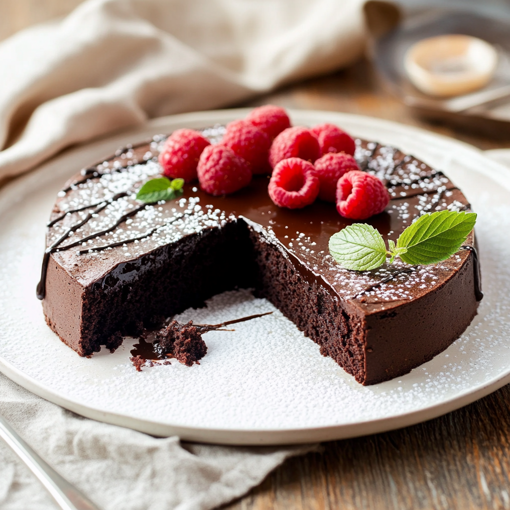 Schokoladenkuchen mit Olivenöl – ein köstliches Erlebnis!