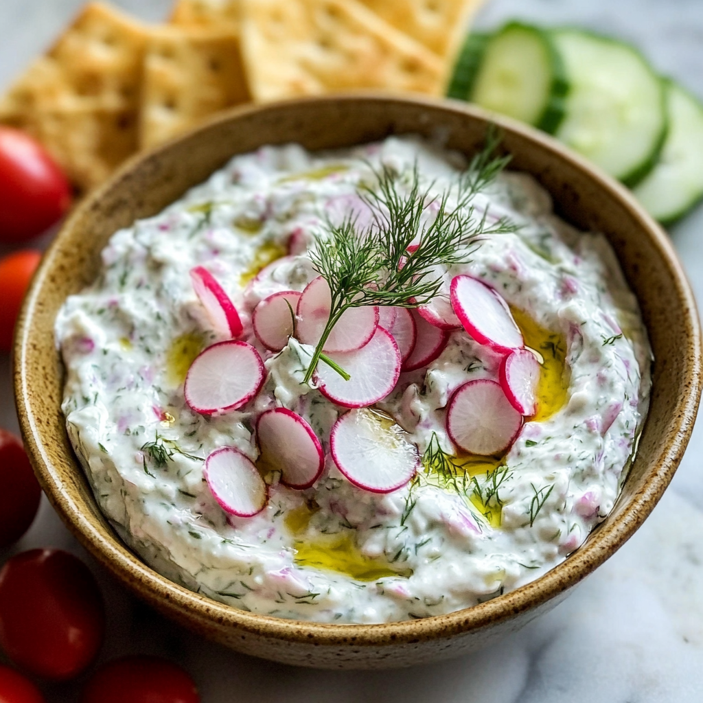 Zesty Radieschen-Tzatziki: Der perfekte Dip für alle!